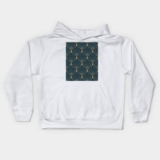 Art deco geometric pattern Kids Hoodie